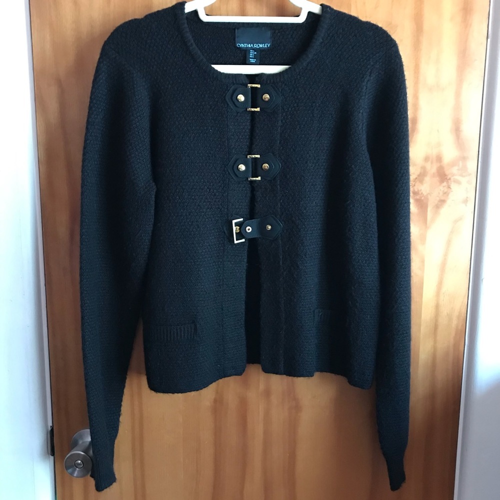 Cynthia Rowley Black Cardigan